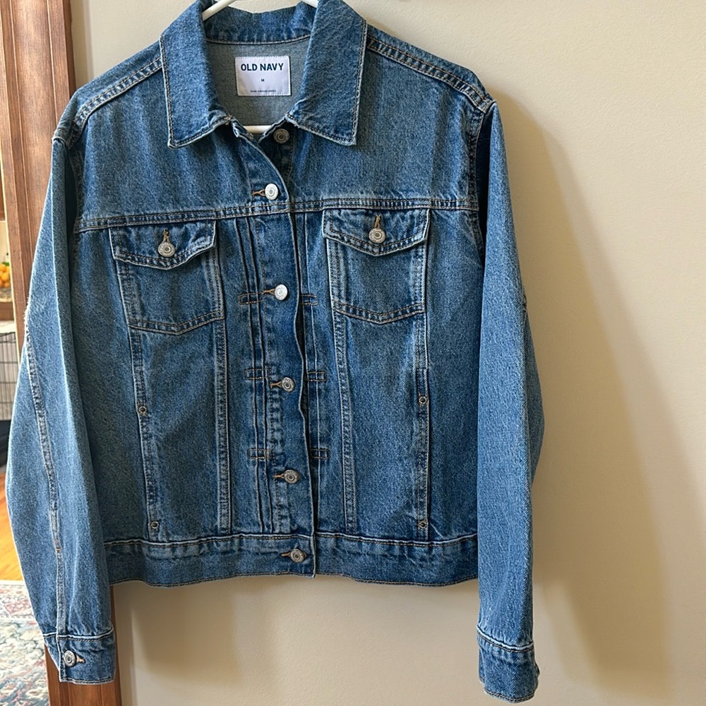 Old Navy Classic Blue Denim Jacket - Women